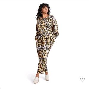 Rachel Comey x Target Plus Size Zebra Print Jumpsuit